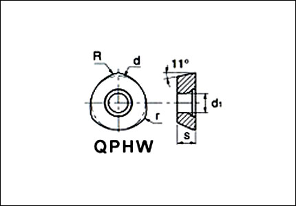 Insert QPHW PX25 for milling
