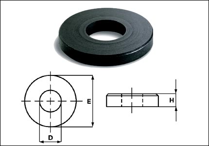 Flat clamping washer