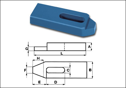 Shaped standard clamp