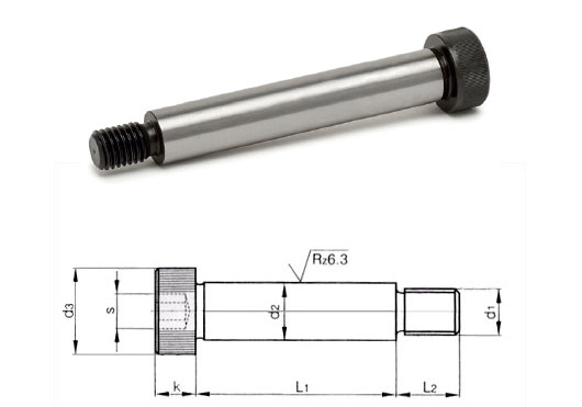 Ping.Feng Equal Height Limit Bolt Stainless Steel External Thread Convex Shaft Shoulder Plug Screw Socket 3 Screws Size : MT319 8 50 