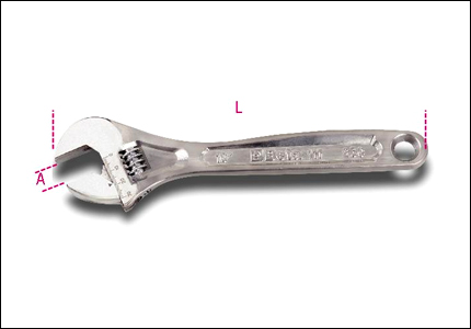 Adjustable fork wrench