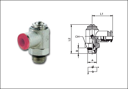 Flow regulator for cylinder