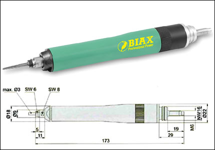 Axial grinder SRD 3-85/2D, 85000 rpm