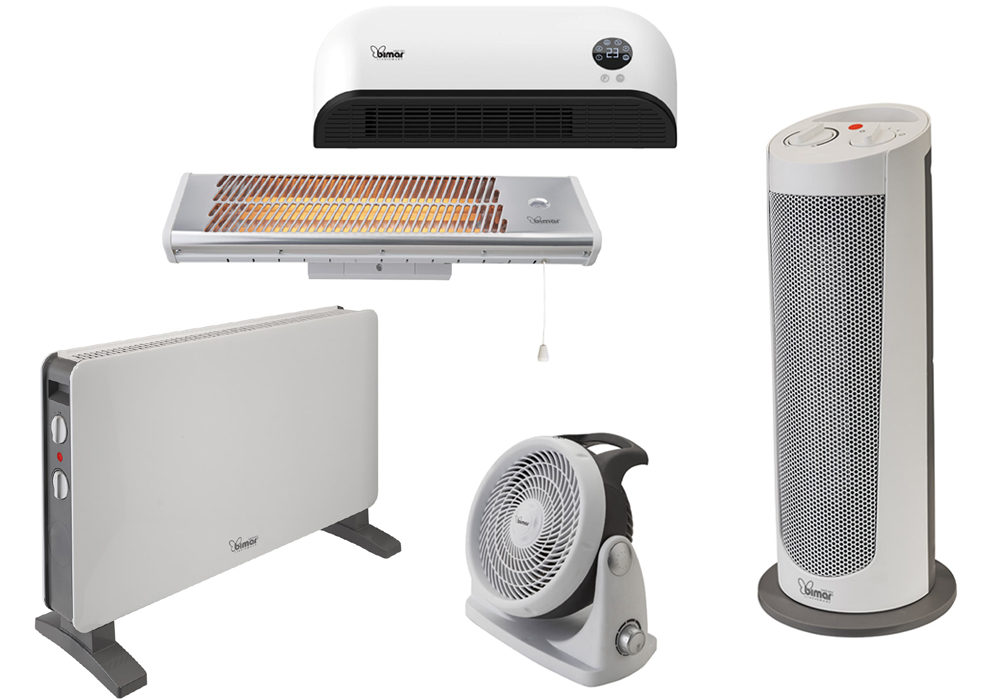 Termoventilatori e stufe: nuovo assortimento inverno 2023/2024