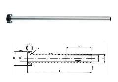 Cannocchiale per estrazione DIN 1530, temprato