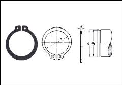 Anello d'arresto esterno