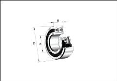 Cuscinetto obliquo a due corone di sfere