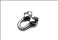 Morsetto a cavallotto per fune