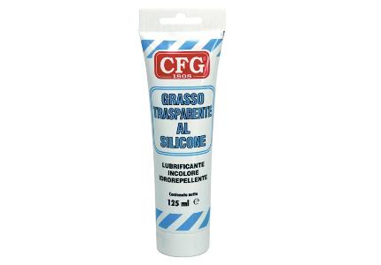 Transparent silicone grease