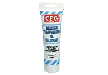 Transparent silicone grease