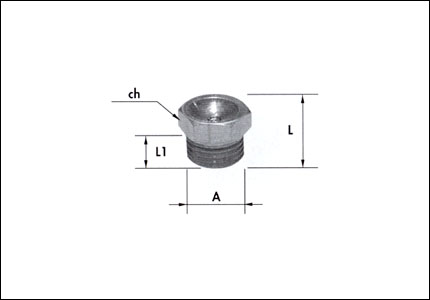 Concave head grease nipple