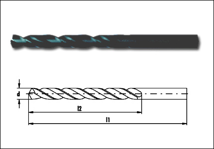Jobber drill HSS, DIN 338, type XT21