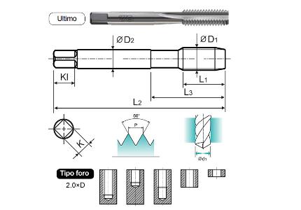 Hand bottoming tap M, DIN 352