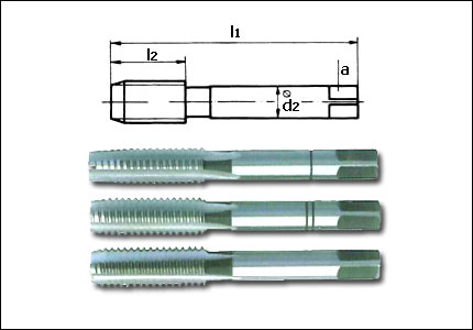 Taps serie M, TiAlN coated, DIN 352