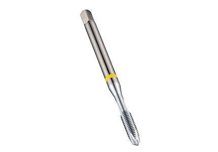 Maschio M, imbocco B, dritto, anello giallo, DIN 371