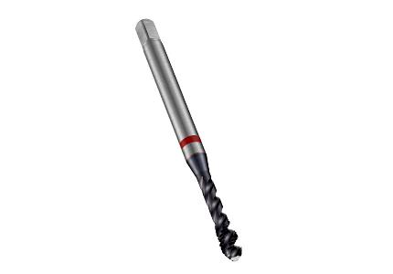Maschio M, imb. C, elica 45°, TiAlN-Top, an. rosso, DIN 371