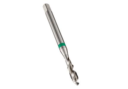 Maschio M, imbocco C, elica 35°, anello verde, DIN 371