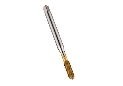 Maschio a rullare M, TiN, scanalature per olio, DIN 2174
