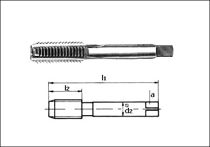 Maschio finitore G, ISO 2284