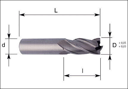 HSS-Co PM finishing cutter