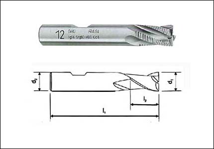 HSS-Co roughing cutter