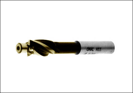 HSS-Co counterbore for cheese-headed screws, TiN coated