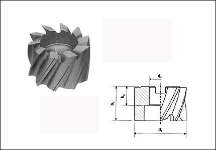 HSS-Co shell finishing cutter