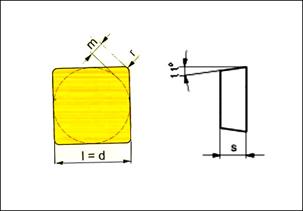 Insert SPUN SY3 for milling