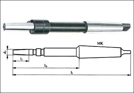 Shell reamer holder, taper shank