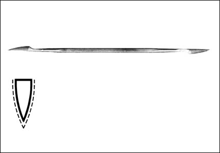 Half crossing riffler for sinkers