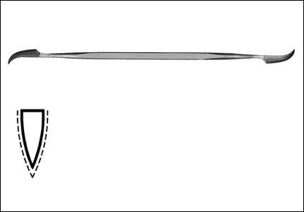 Half crossing riffler for sinkers