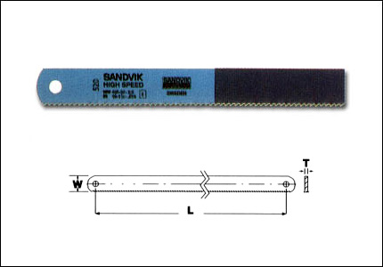 Bimetallic machine saw