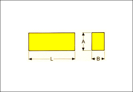 Rectangular toolbit, HSS-Co WKE45