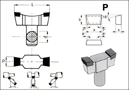 ST rotary tool with HM M3 tip