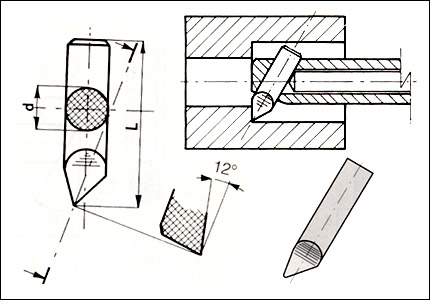 Utensile B4 in HSS 222S