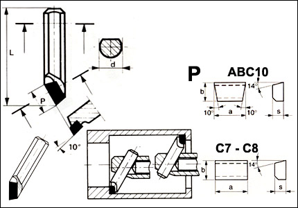 C5 tool with HM KX2 tip