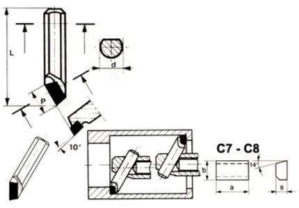 C5 tool with HM M30 tip