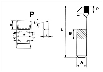 ISO6L tool with HM SS2 tip