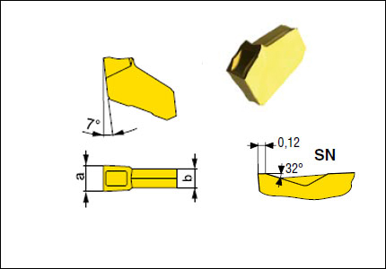 Inserto LFMX SN-M2 T8330