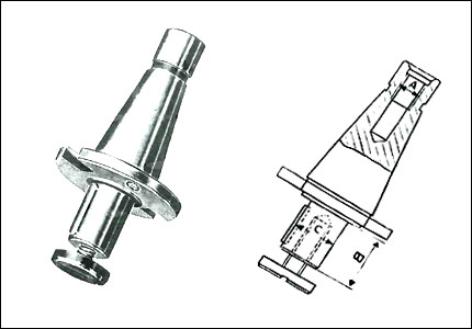 ISO taper milling machine spindle, EME kind