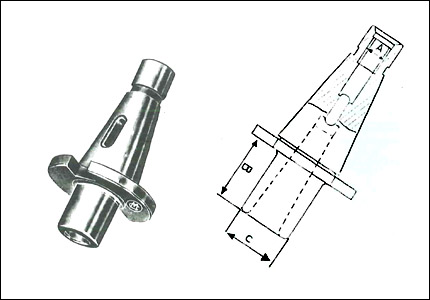 Mandrino di riduzione da cono ISO a Morse