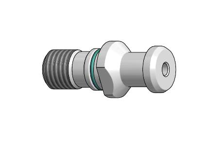 Pull stud for TC taper shank, 15° with hole