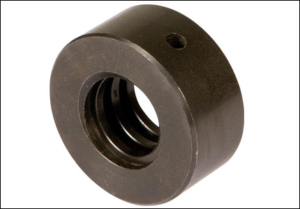Nut for grinding wheel holder head shaft