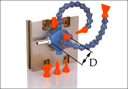 Magnetic distribution base