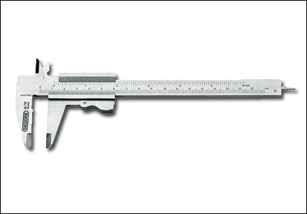 Pocket vernier slide gauge