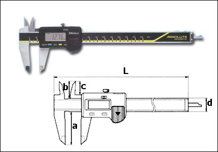 Digital slide gauge