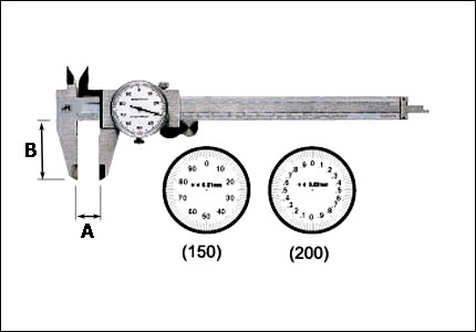 Dial slide gauge