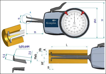 Internal measurement gauge H105