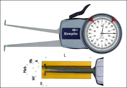 Internal measurement gauge H230