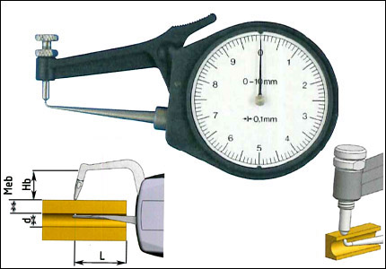 Tube measurement gauge POCO 2R